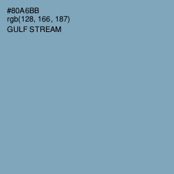#80A6BB - Gulf Stream Color Image